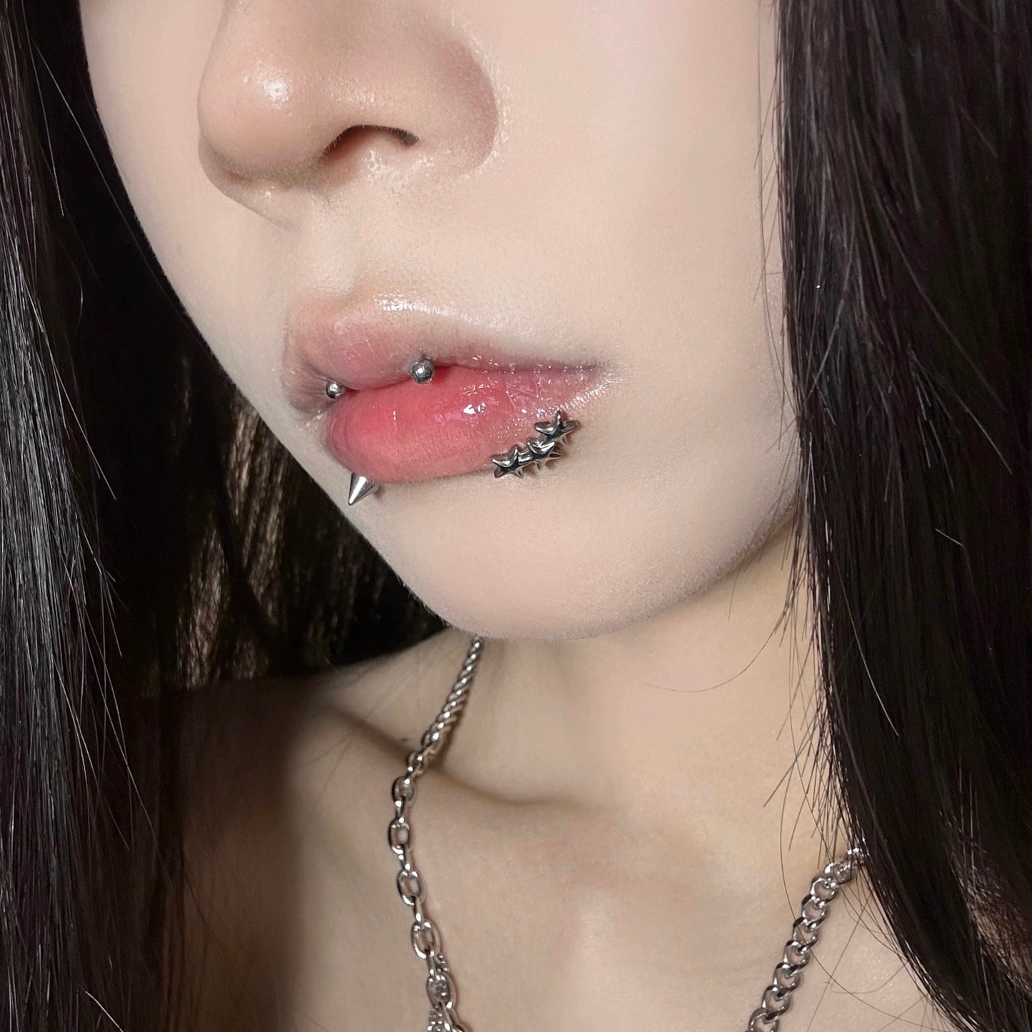 Trinity Stars Lip Stud