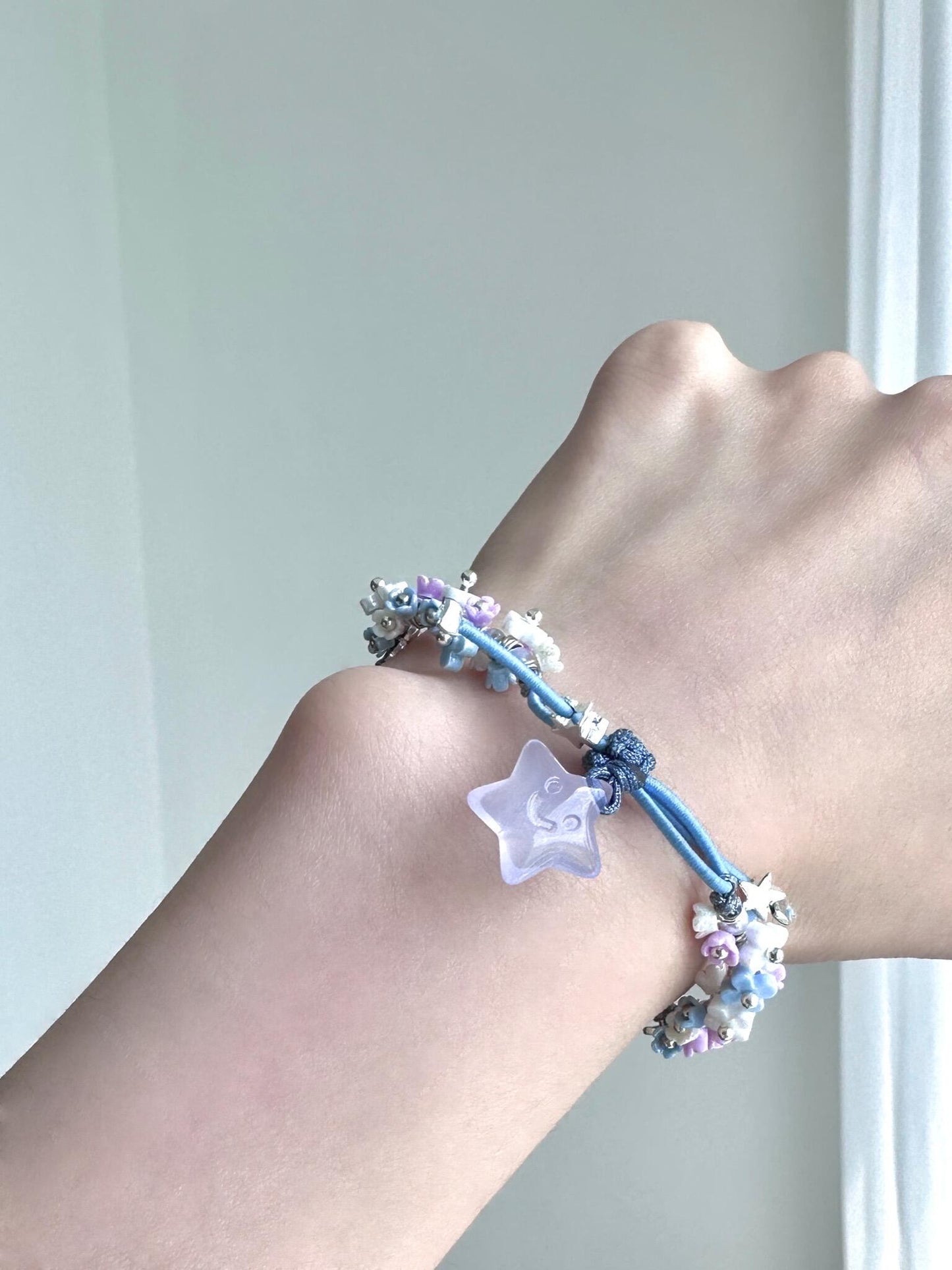 Star Gem Macrame Bracelet