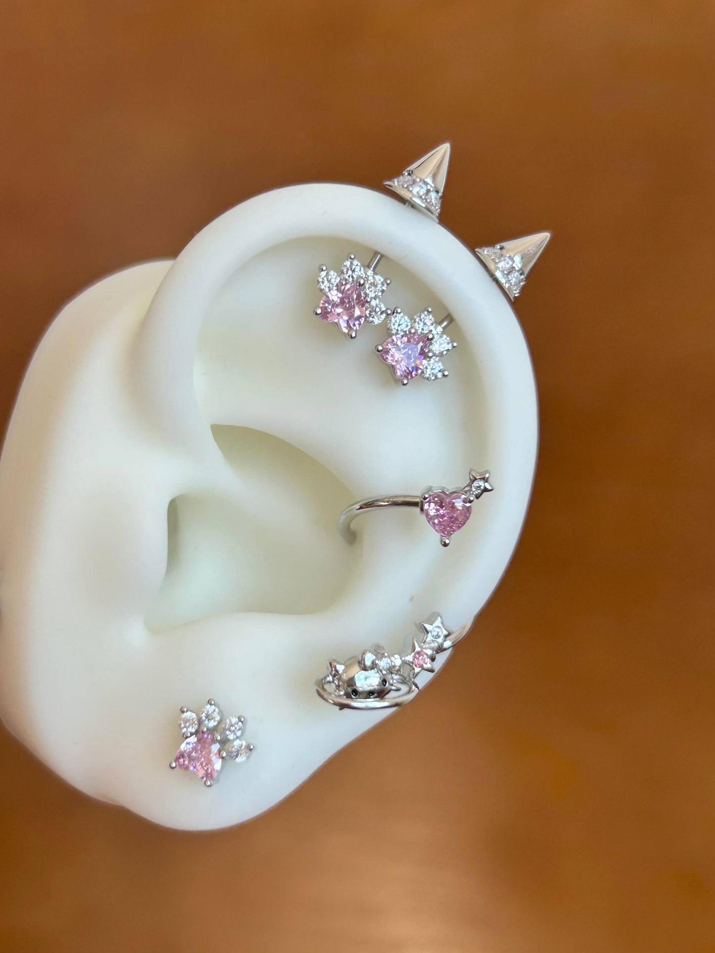 Kitty Star Conch Earrings