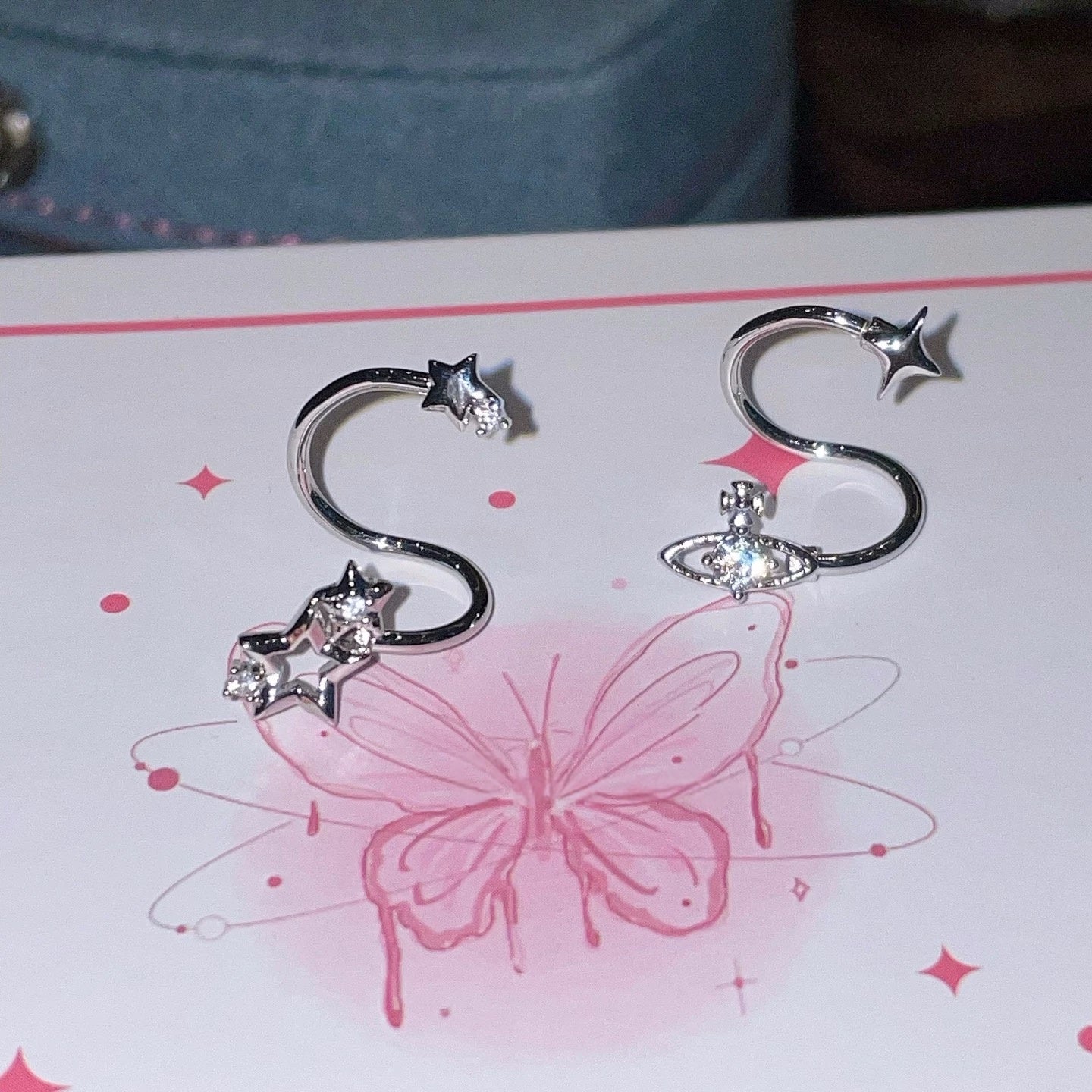Swirling Star Conch Earrings