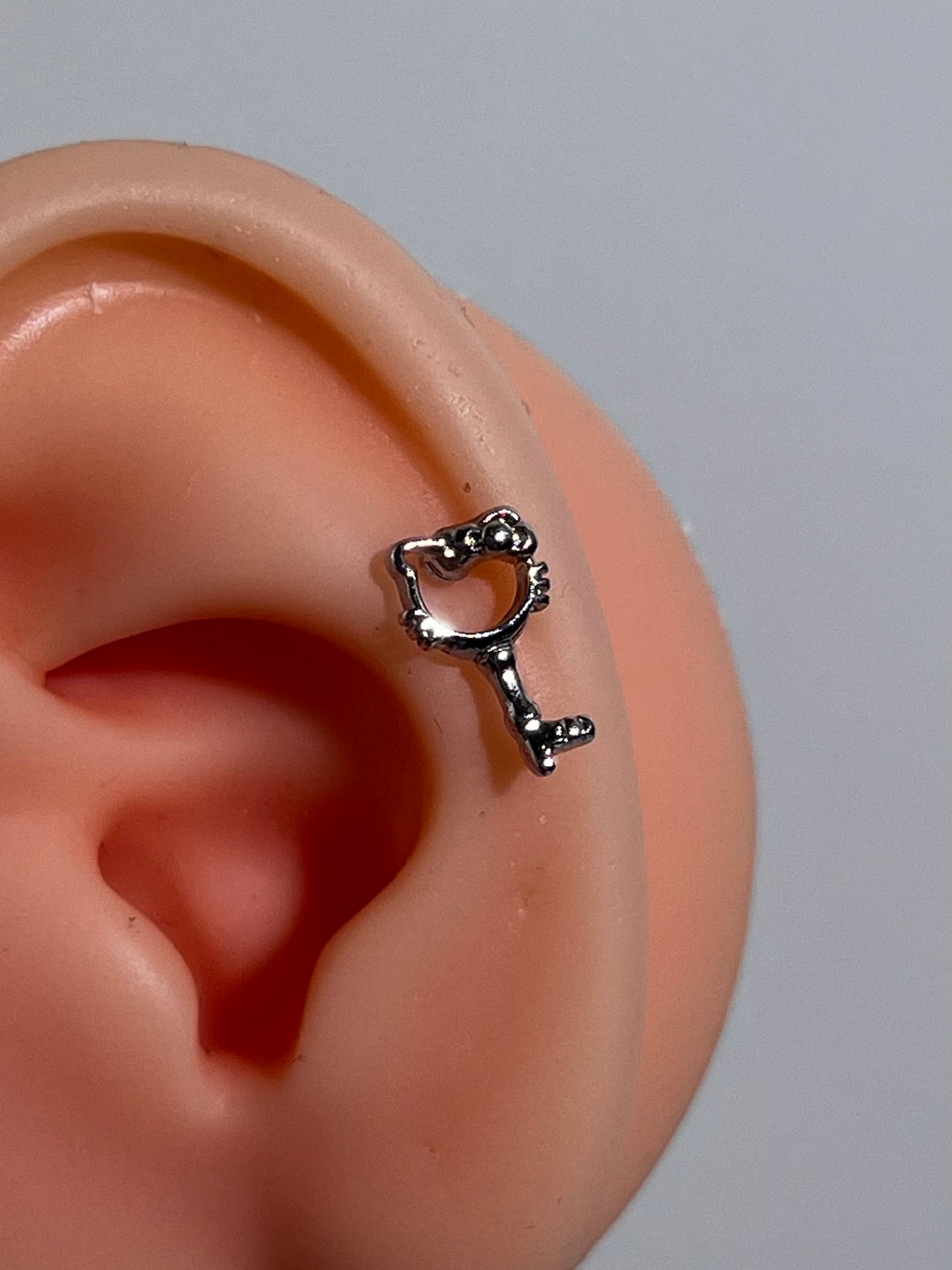 Kitty Key Helix Earrings