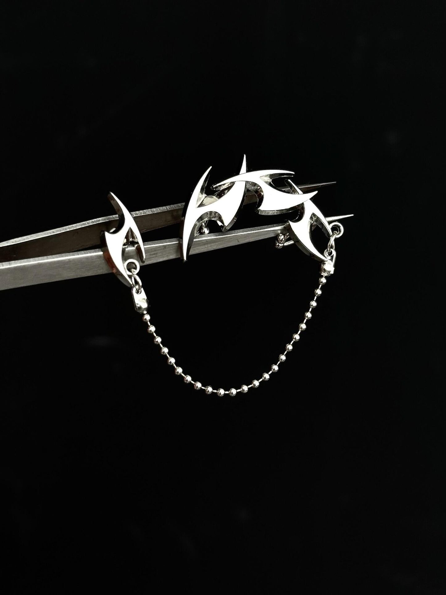 Razorwing Chain Earrings