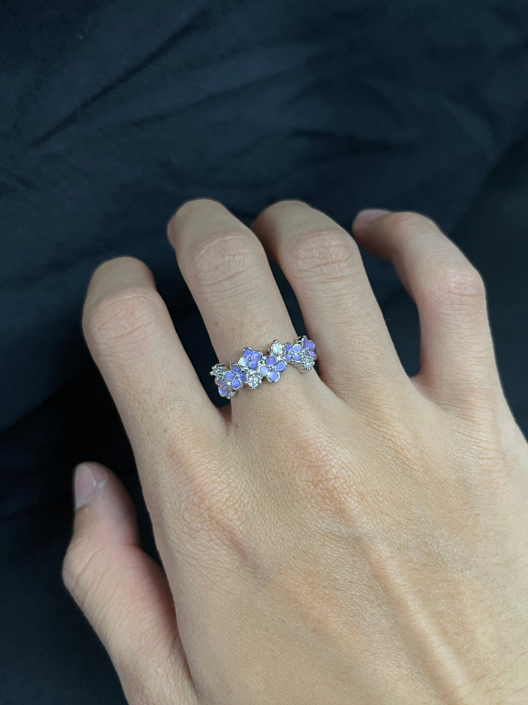 Lilac Reverie Adjustable Ring