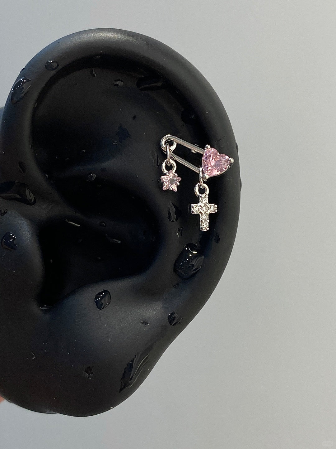 Love Pin Helix Earrings