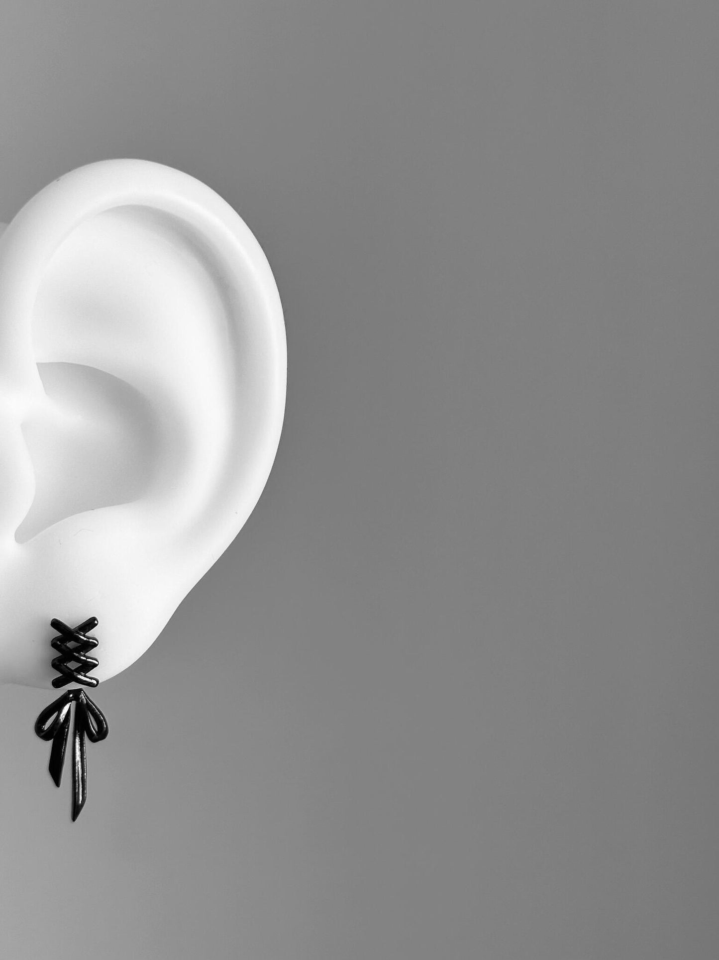 Lace Drop Helix Earrings