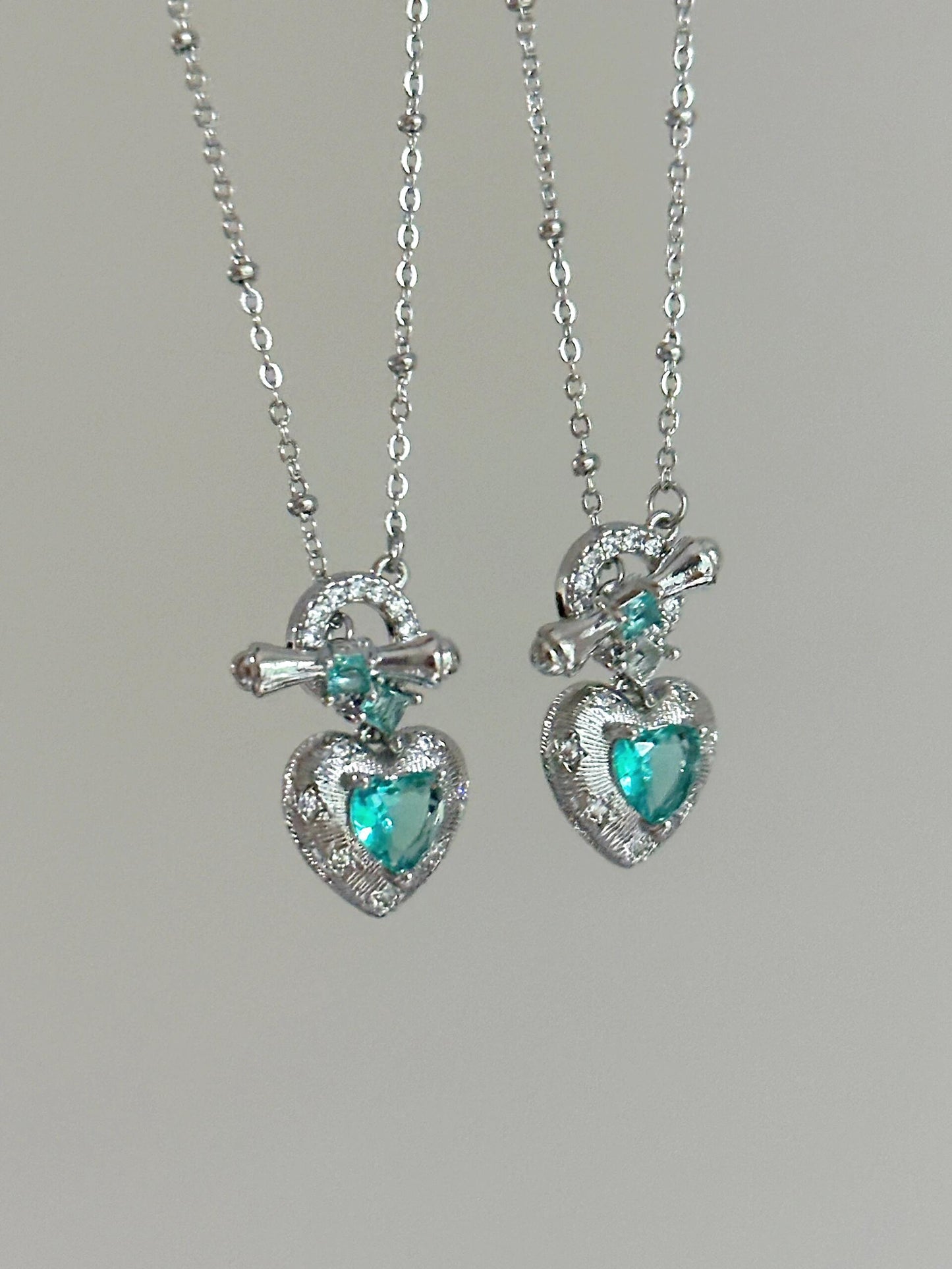 Minted Love Necklace