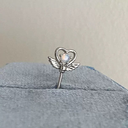 Angel Wish Vertical Helix Earrings