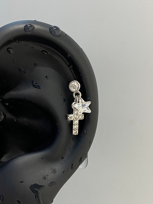 Starbourne Faith Helix Earrings