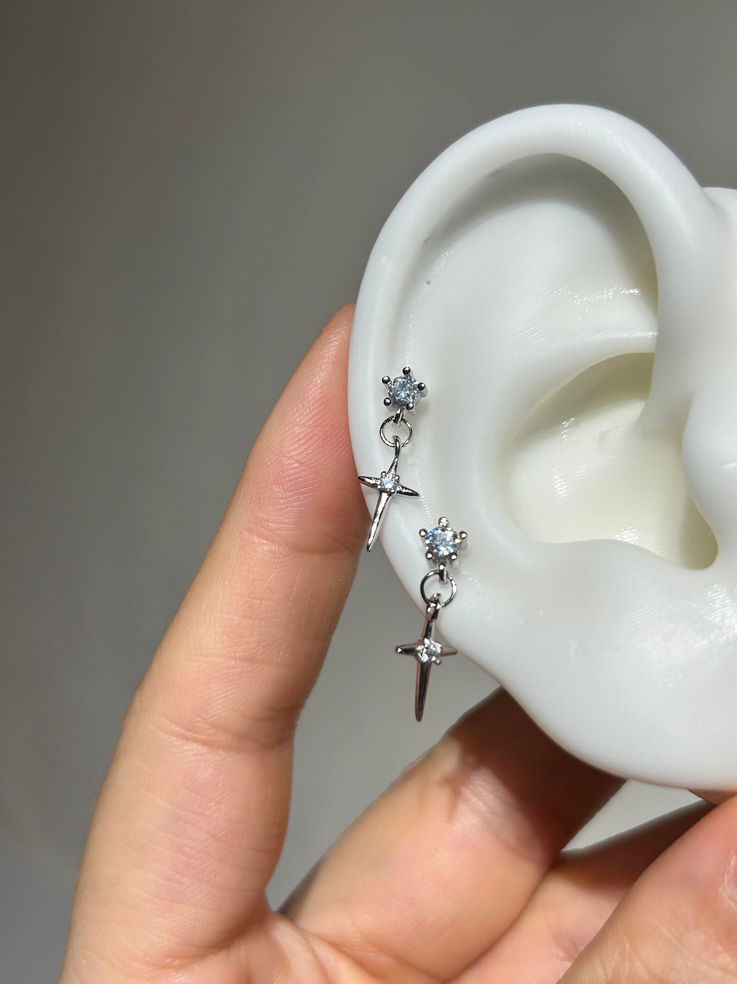 Crux Dagger Helix Earrings