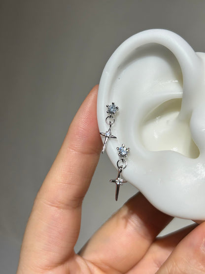 Crux Dagger Helix Earrings