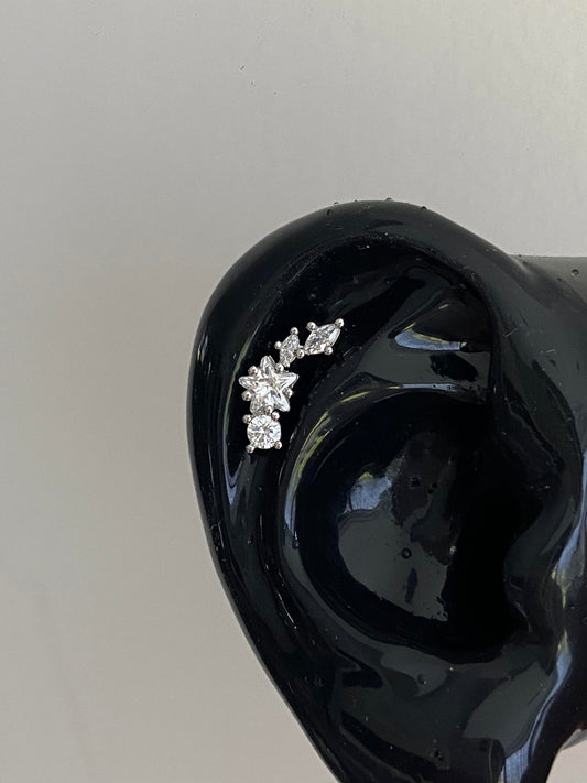 Frostvine Helix Earrings