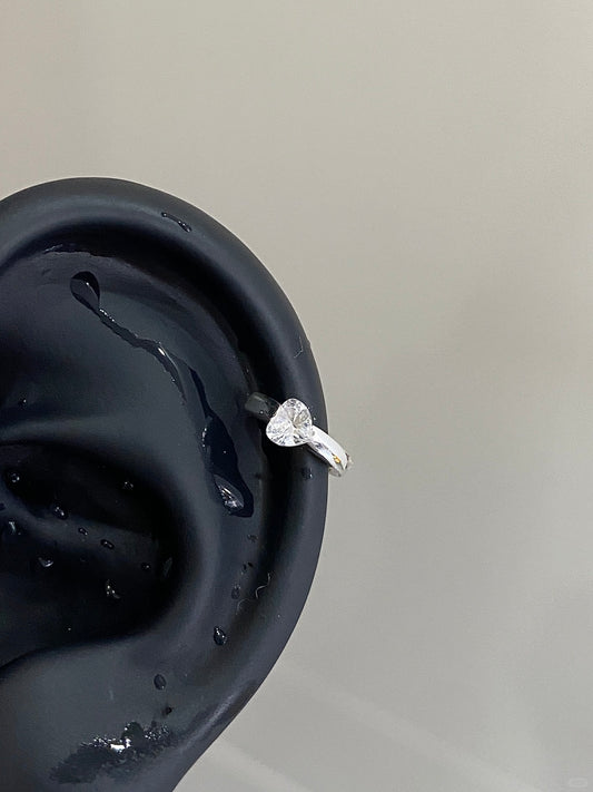 Heart Swoon Helix Earrings