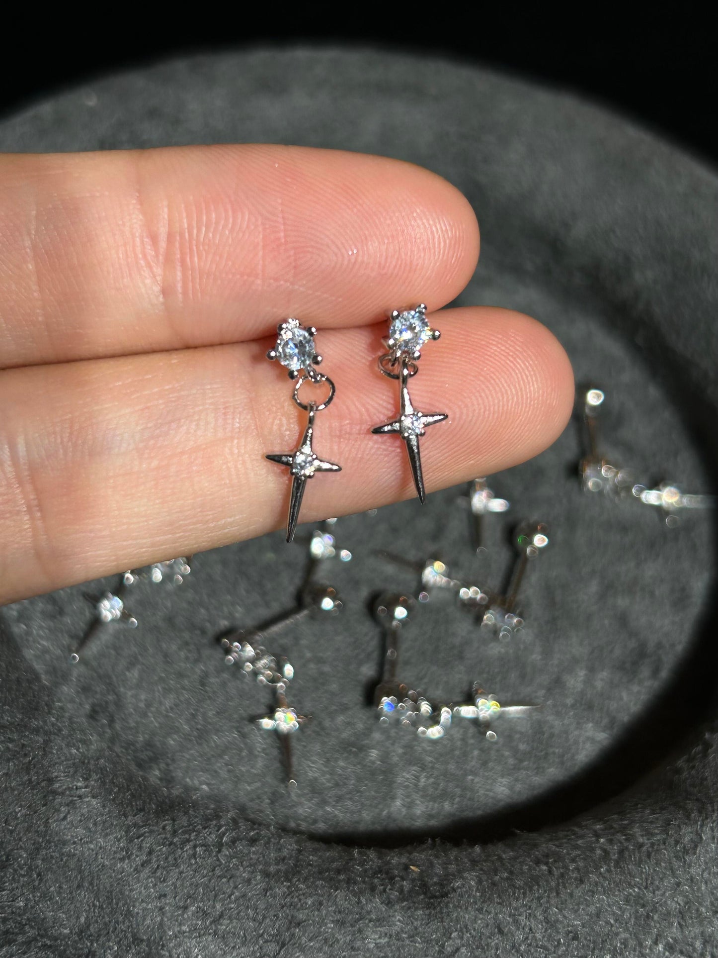 Crux Dagger Helix Earrings