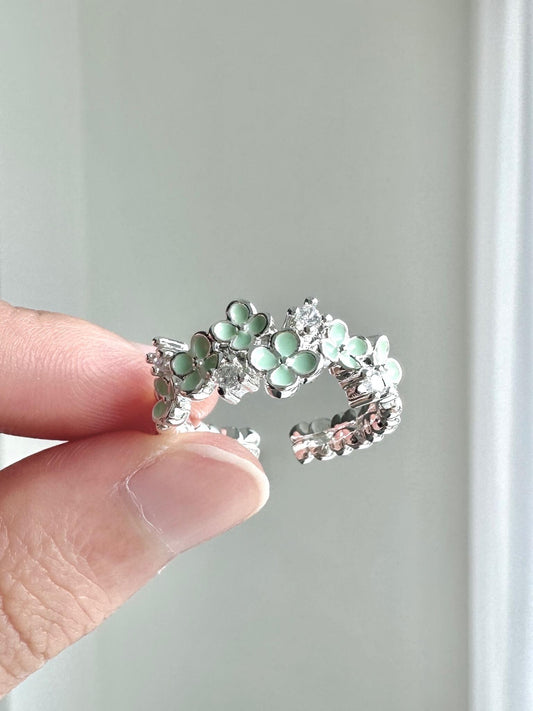 Mint Reverie Adjustable Ring