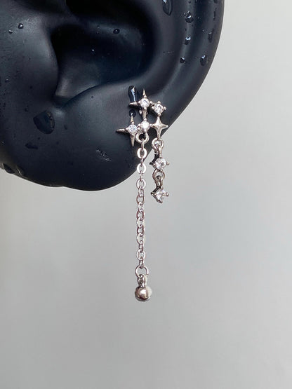 Star Cascade Helix Earrings