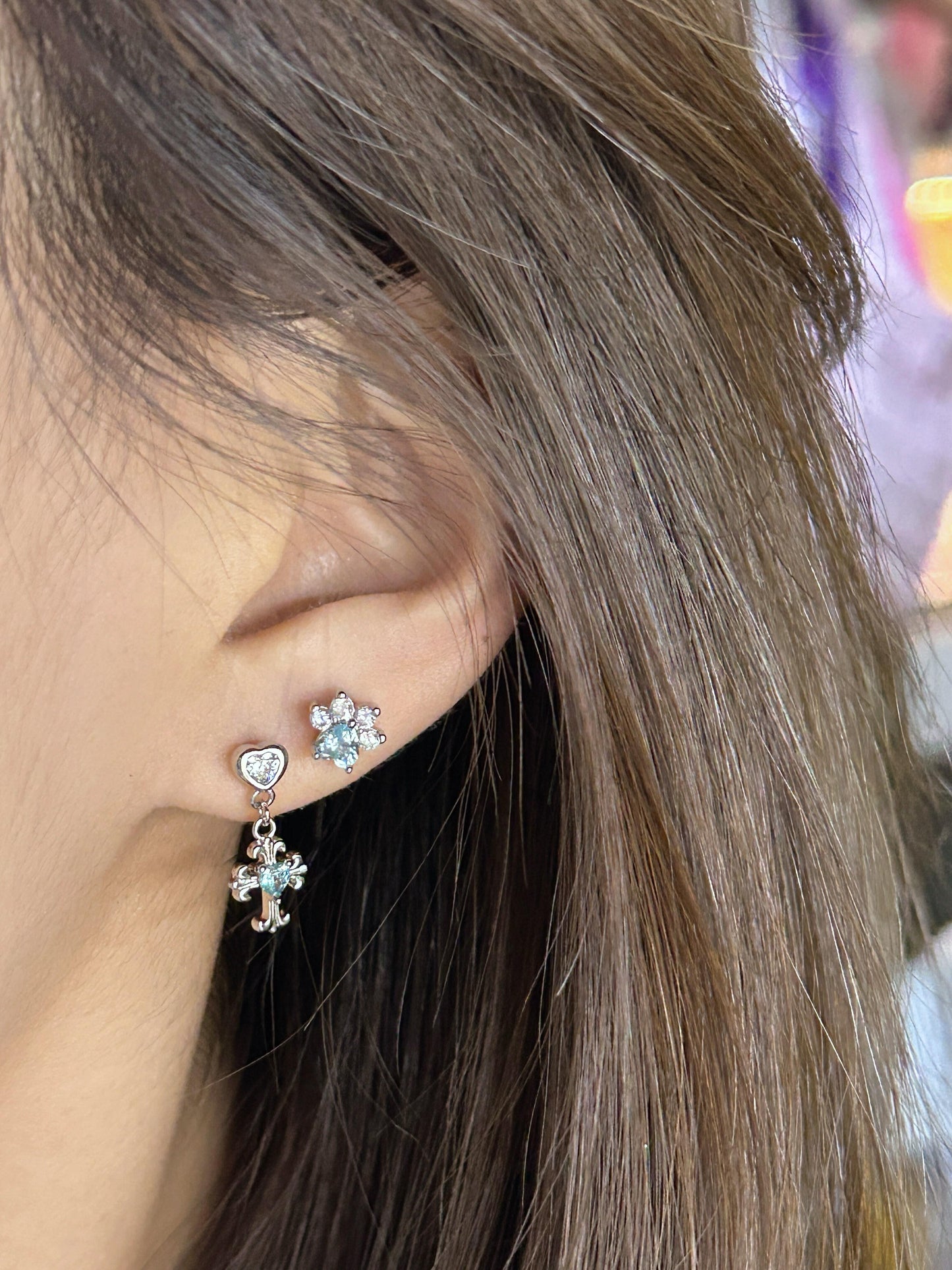 Divine Drop Helix Earrings