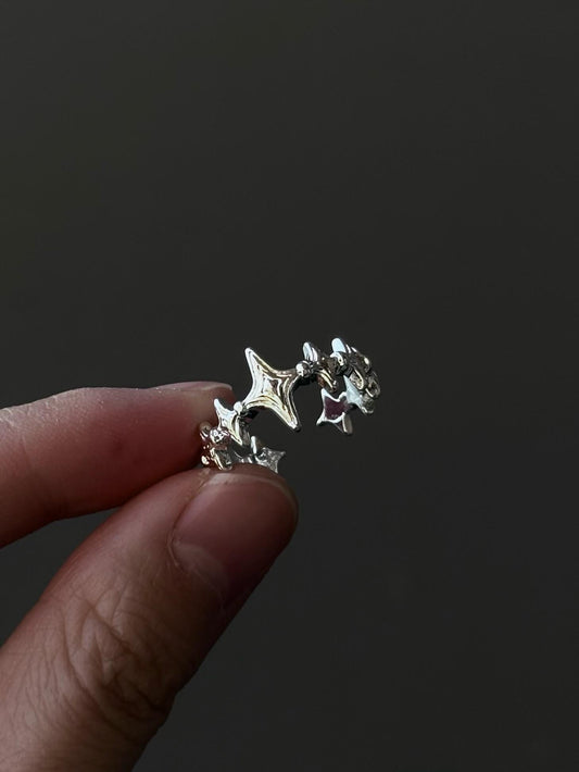 Star Stack Adjustable Ring
