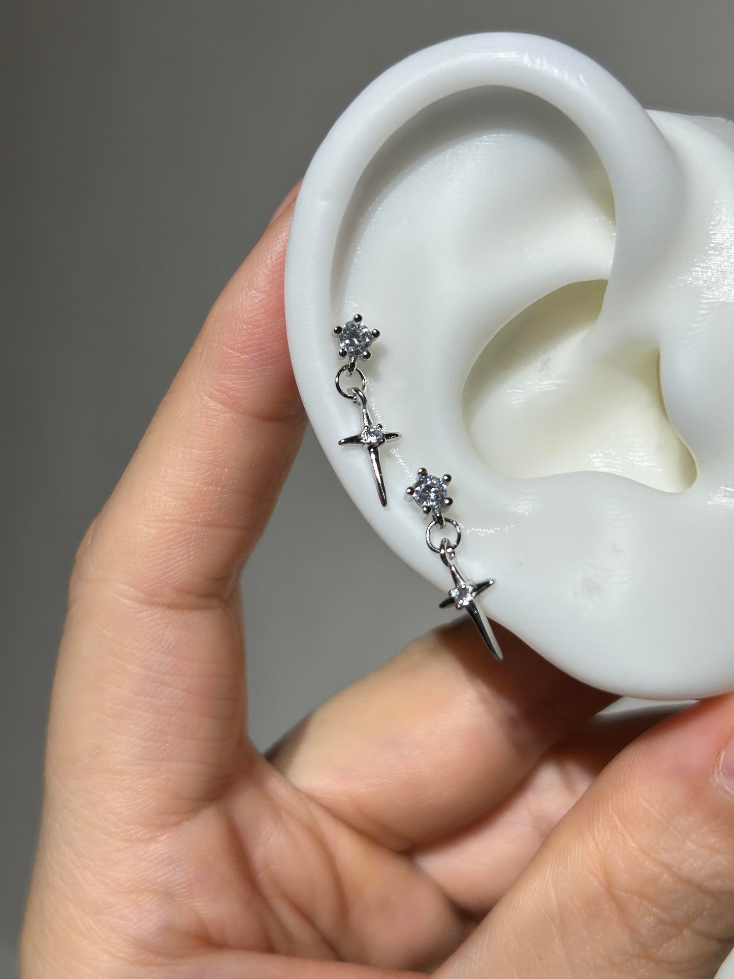 Crux Dagger Helix Earrings