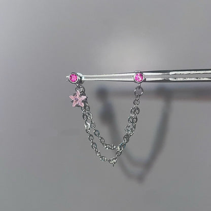 Stellar Links Double Piercing Earrings