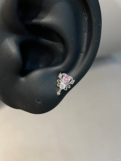 Coral Champ Helix Earrings