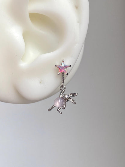 Starglide Bunny Helix Earrings