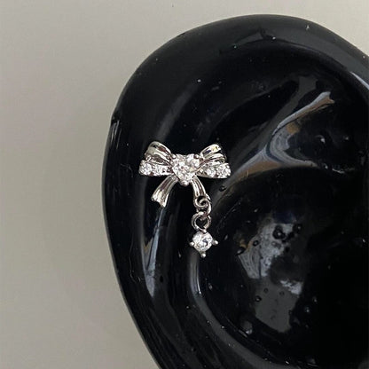 Love Bow Helix Earrings