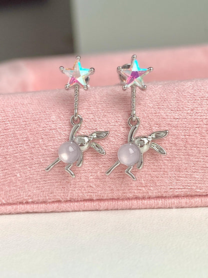 Starglide Bunny Helix Earrings