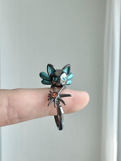 Neko Star Adjustable Ring