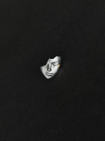 Shattered Face Earrings