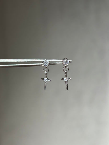 Crux Dagger Helix Earrings