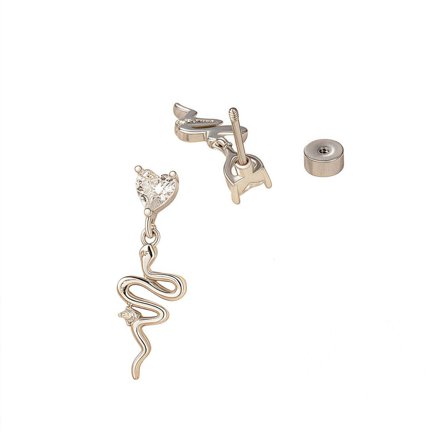 Viper Heart Helix Earrings