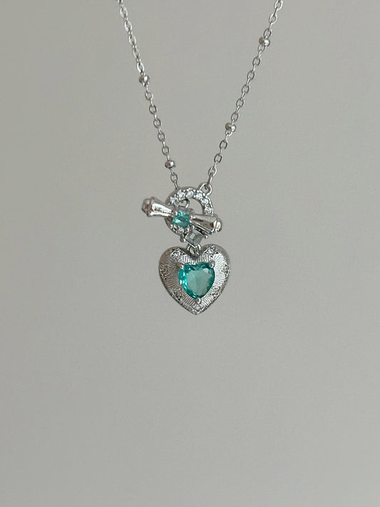 Minted Love Necklace
