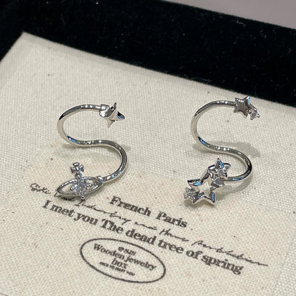 Swirling Star Conch Earrings