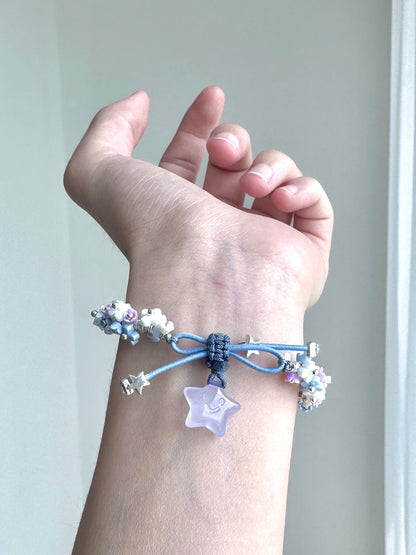 Star Gem Macrame Bracelet