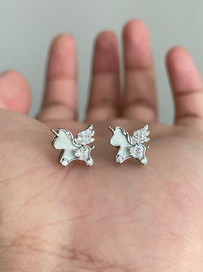 Mystic Unicorn Helix Earrings