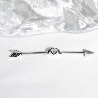 Love arrow Industrial Earring