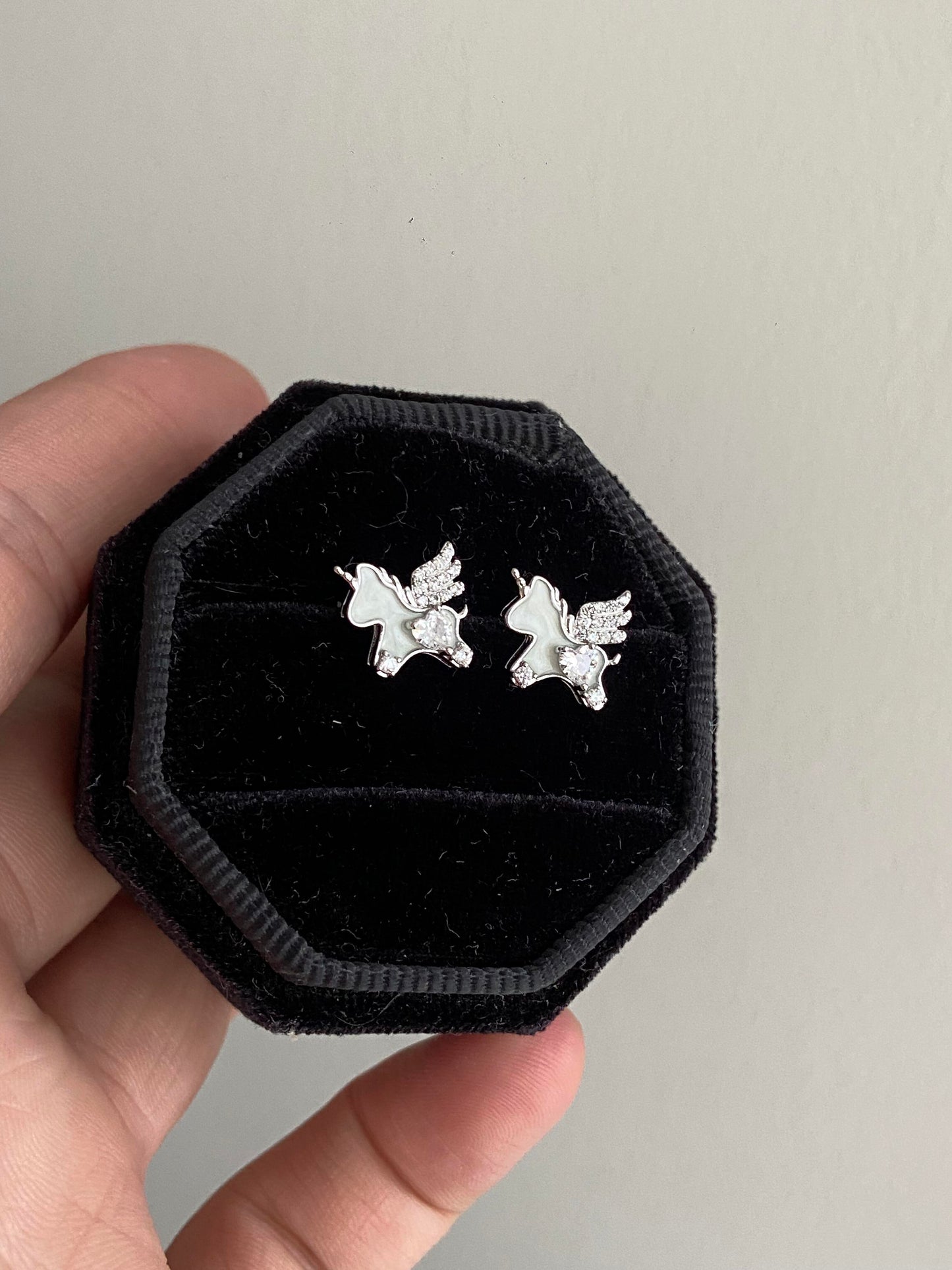 Mystic Unicorn Helix Earrings