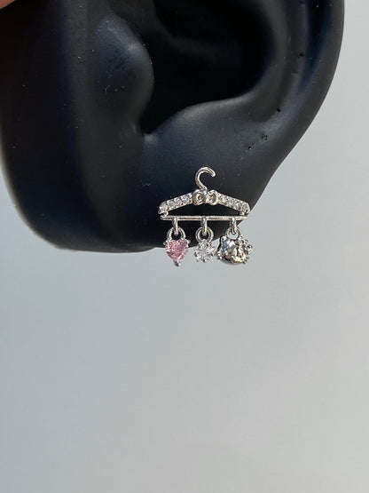 Hanging Charms Helix Earrings
