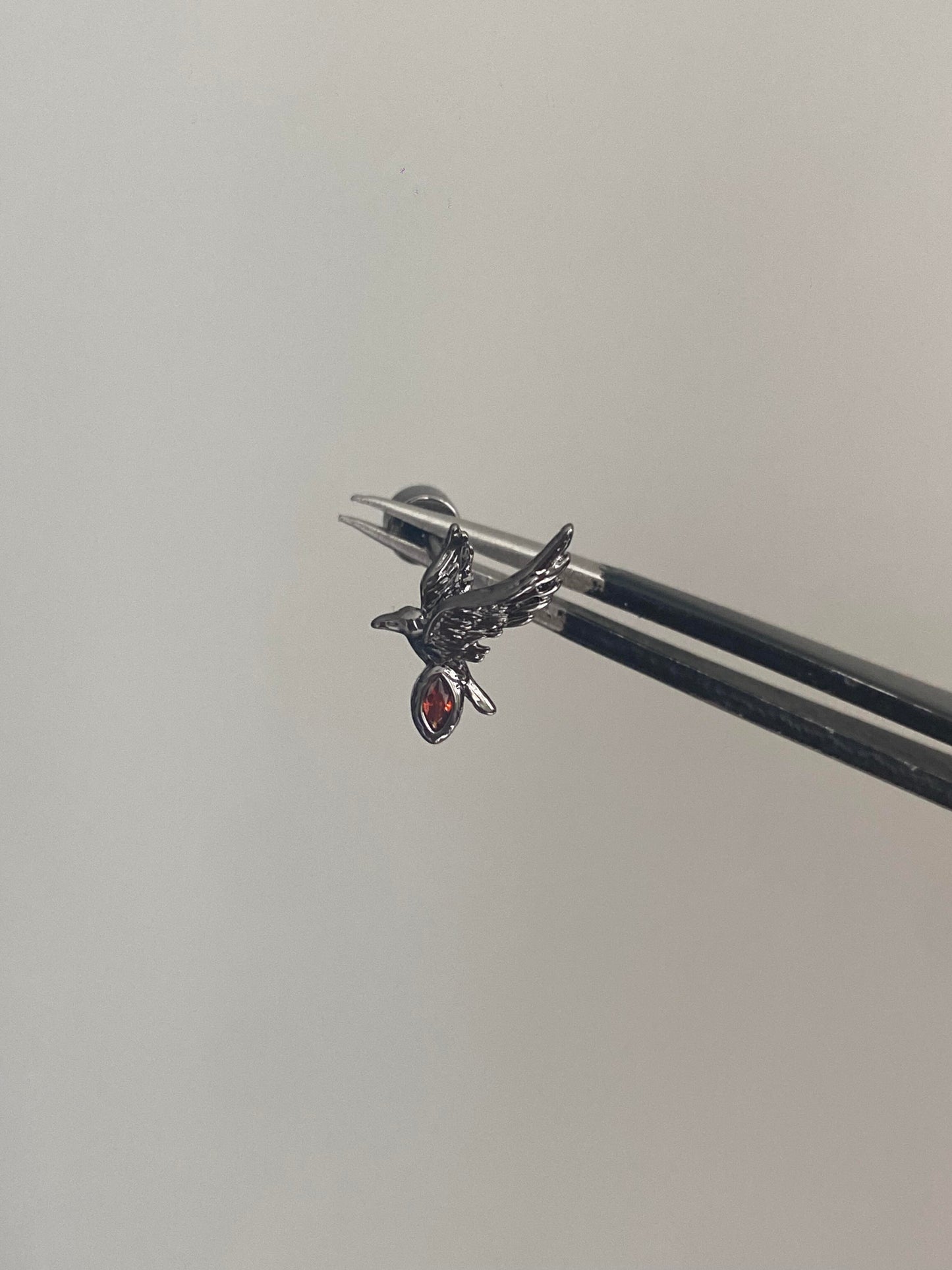 Raven Spark Helix Earrings
