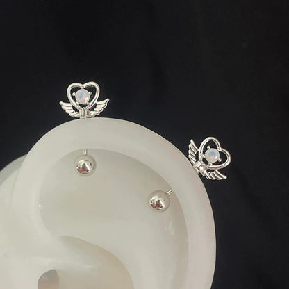 Angel Wish Vertical Helix Earrings