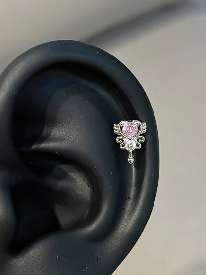 Coral Champ Helix Earrings