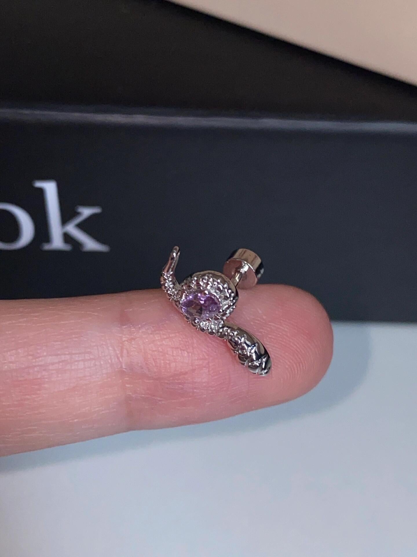 Mystic Snake Helix Earrings