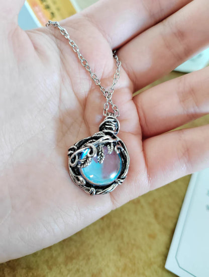Elderflower Orb Necklace