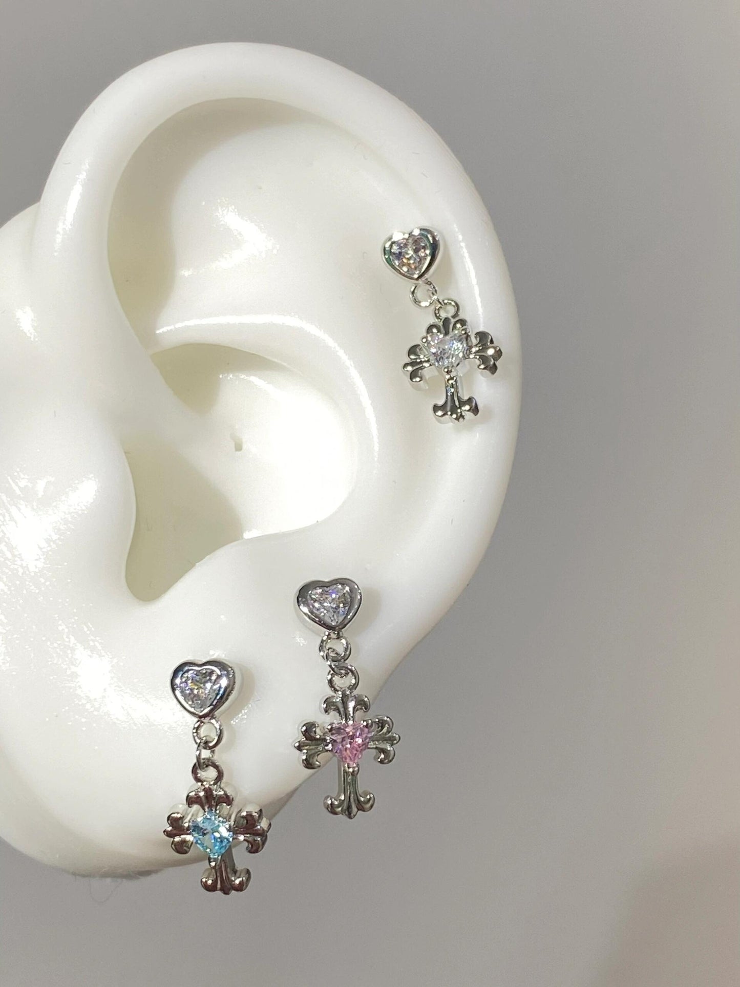 Divine Drop Helix Earrings