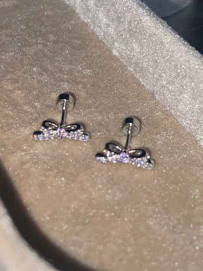Fairy Bow Helix Earrings