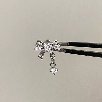 Love Bow Helix Earrings