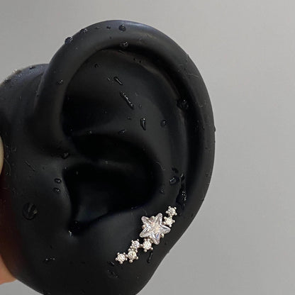 Stellar Trail Helix Earrings