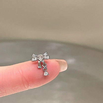 Love Bow Helix Earrings