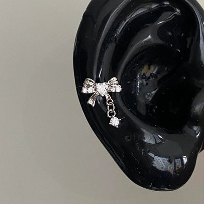Love Bow Helix Earrings