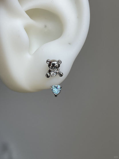 Icy Bear Helix Earrings